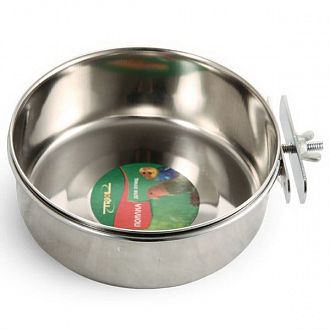 Миска металлическая с держателем  0,55 л арт.М-013031 Triol