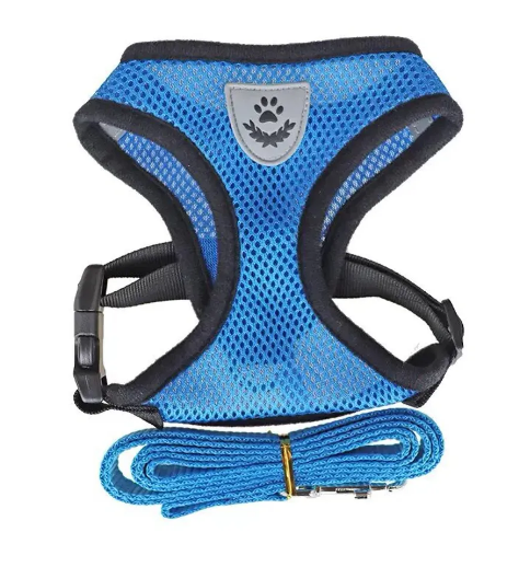 Шлейка-жилетка + поводок DRESSCODE св/отр L (46-60) PerseiLine Ш-3 в ассортименте