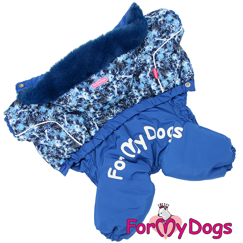 FOR MY DOGS Комбинезон синий для мальчиков р-р 18