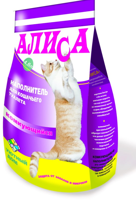 Наполнитель Алиса комкующийся 12,3 л