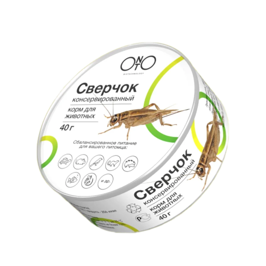 Сверчок консервированный ONTO, 40г