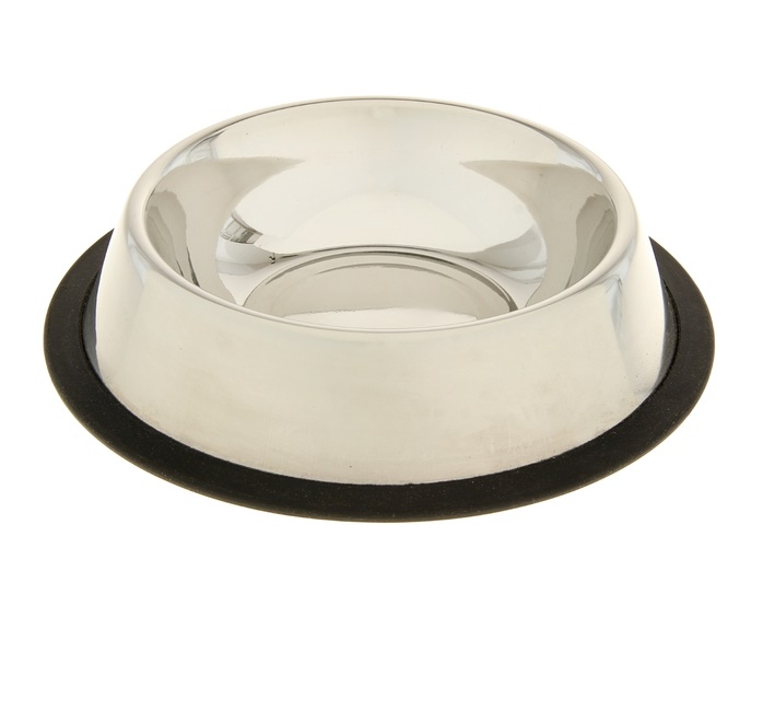 Миска металлическая нескользящая стандартная 700 мл