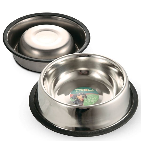 Миска 1503 метал. на резинке 0,40 л 30261003 Triol