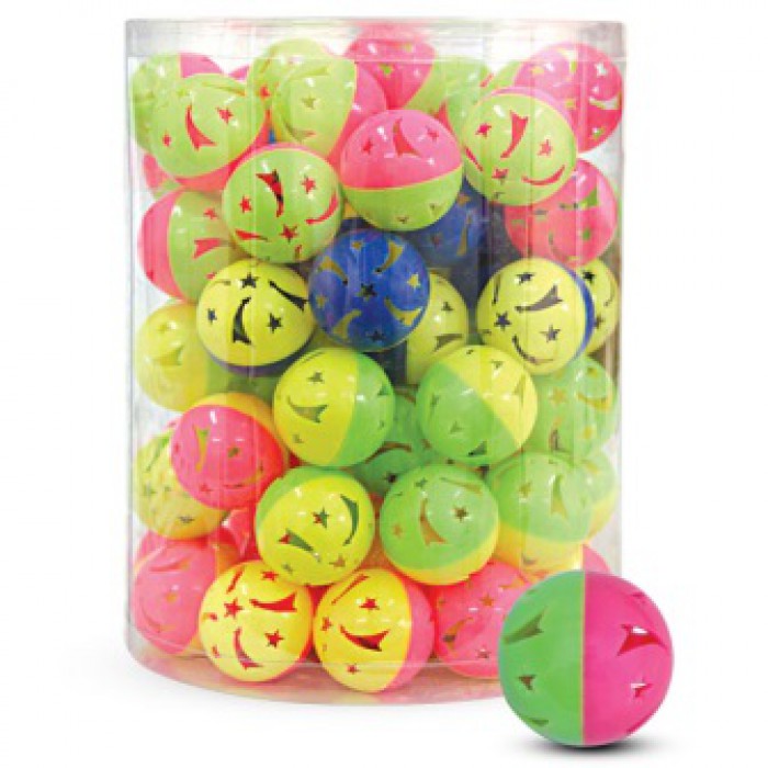 Игрушка для кошек "Мяч-погремушка" d 40 мм (1 шт. из тубы) арт.КК-074 22181023 Triol
