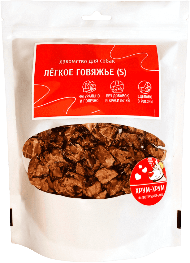Легкое мелкий кусок 100 гр 009 Хрум-Хрум