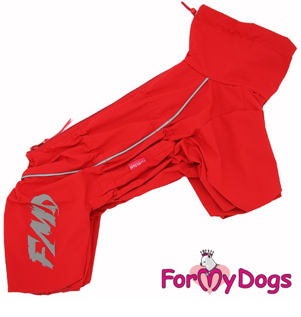 FOR MY DOG Дождевик красный для девочек р-р 14 TDSS0038-2024 F