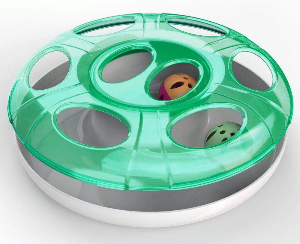 Игрушка для кошек с шариком UFO d=25см пластик*10 GEORPLAST G10605