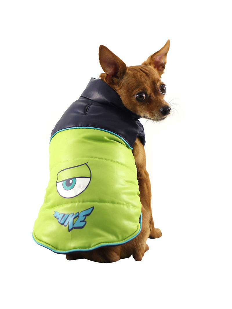 Попона зимняя Monsters салатовая XS, WD1038XS Triol-Disney