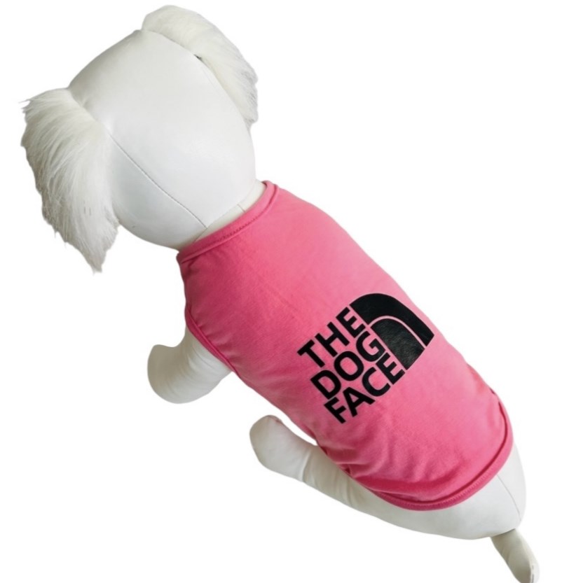 Майка  "Dog faсe" для собак, розовый, M Pet Feshion