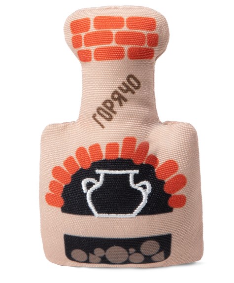 Игрушка для кошек мягкая "Печка", 100мм, Triol