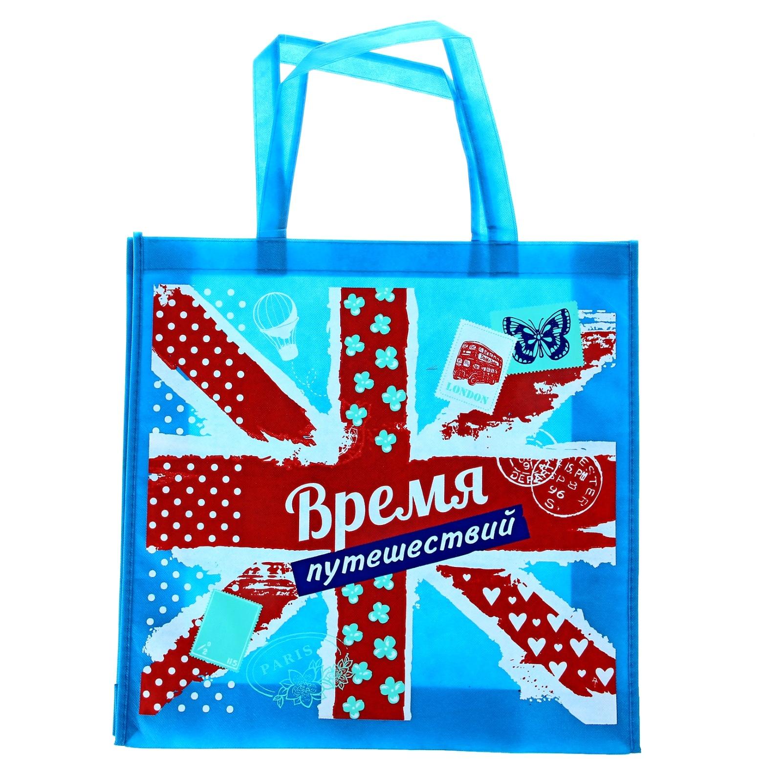 Сумка текстильная "Время путешествий" 186700 Sima