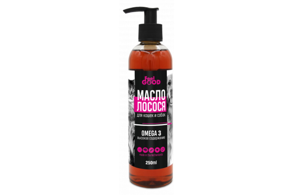 Масло лососевое Омега 3, 500мл FeelGOOD 028278