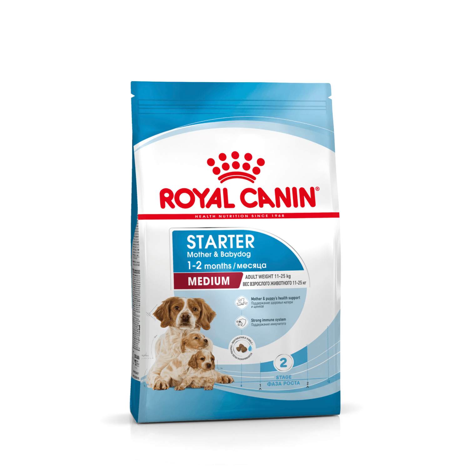 Royal Canin (Роял Канин) Медиум Стартер Корм для сухой полнорационный для щенков средних 4 кг