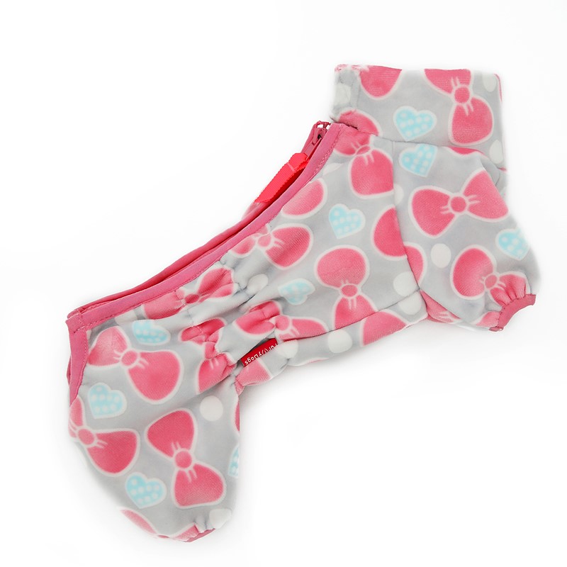 FOR MY DOG Комбинезон флисовый д/девочек розовый (14) FW549-2018 F