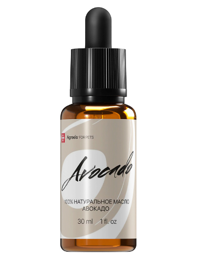 Agree`s for pets Avocado Масло для шерсти и кожи авокадо, 30 мл