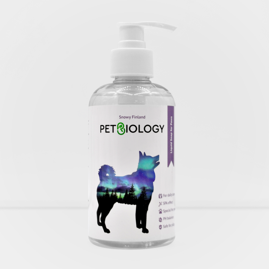 Жидкое мыло для лап для собак и щенков, Финляндия, 300 мл PetBiology