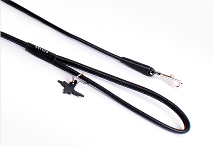 Поводок Collar Glamour круглый 13 мм*183 см черный 34411