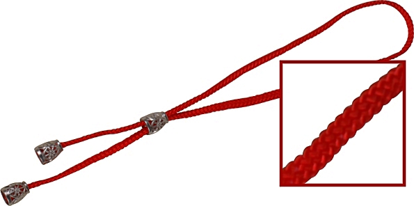 Оберег для животных "Dog Extreme" плоский шнур, размер S ( диаметр 3 мм, длина 30 см) 2446