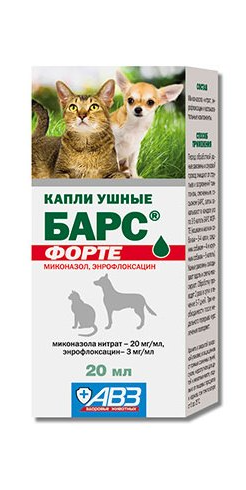 Барс Форте капли ушные 20 мл АВЗ