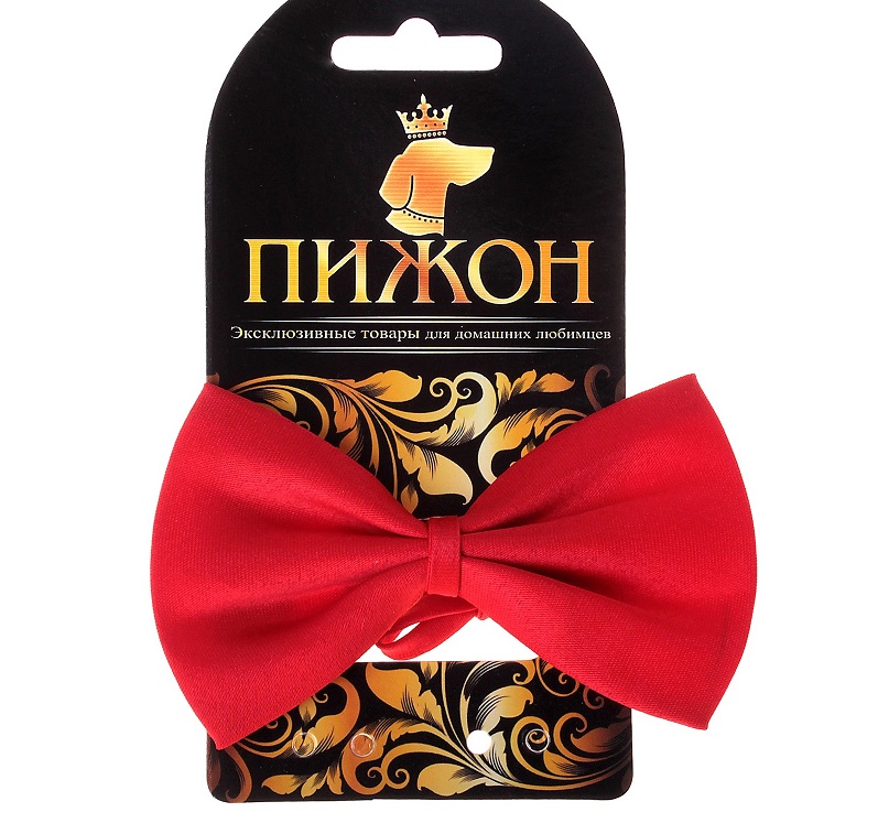 Бантик атлас красный 613168