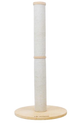 Когтеточка Столбик из дерева для кошек "Рыжебок"