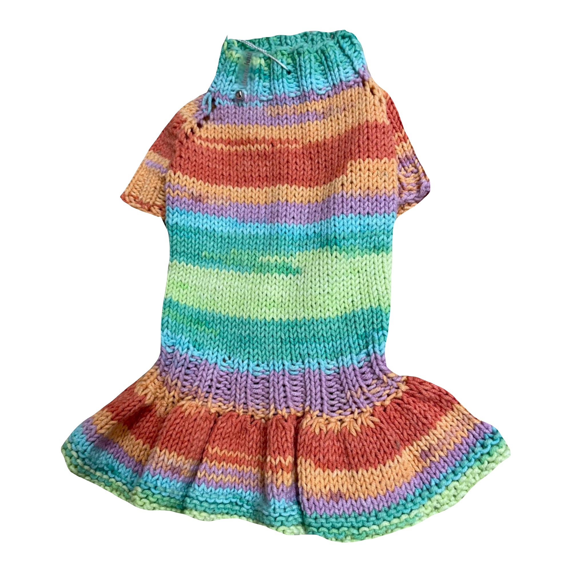 Платье цветное хлопок S Hand Made