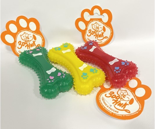 Игрушка "Косточка с лапками" 12 см, 164194 Зооник