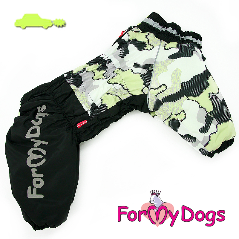 FOR MY DOG Комбинезон черно/желтый камуфляж для мальчика (A0) FW1036/1-2021 M