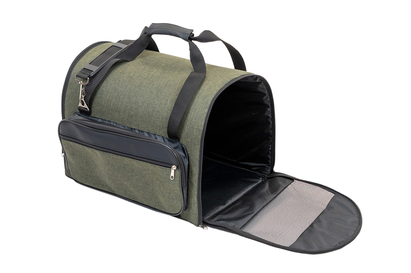 Сумка-переноска CLASSIC раскладная, 4 кармана, 43*32*28см (нейлон "Жаккард") хаки ZooM