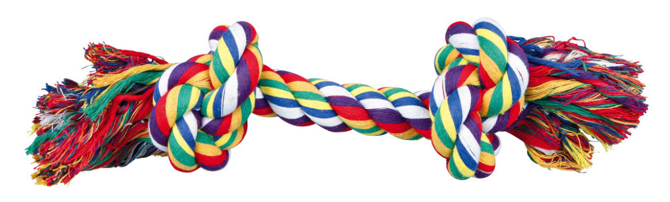 Игрушка для мелких пород Канат с 2-мя узлами 18 см, Зоомарк