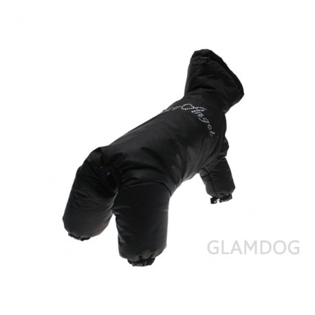 PUPPY ANGEL 181 Дождевик "Морозко", для девочки (S, Черный)