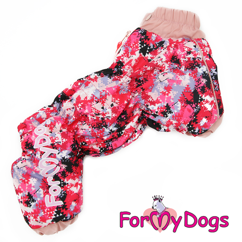 FOR MY DOG Комбинезон розовый для девочек (14) FW695-2019F