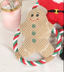 Игрушка для собаки "ЛАПУСИКИ", печенька, шуршалка, 20*6,5см