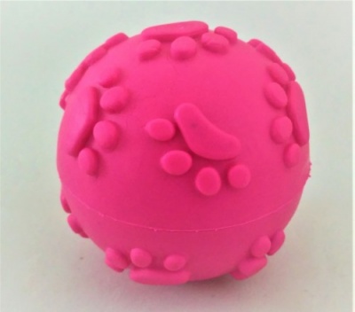 Игрушка резиновая "Мяч лапка" 6 см арт. RTВ-36 2120