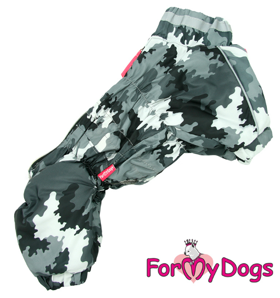 FOR MY DOGS Комбинезон черно/серый для мальчиков р-р 16