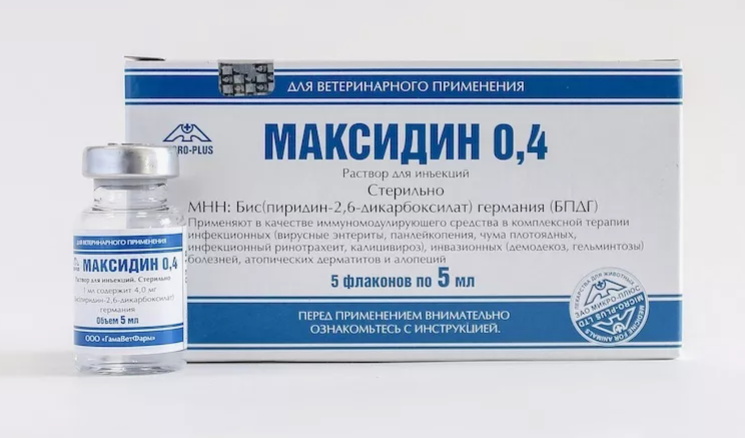 Максидин 0,4% 5 мл, 1 амп (5 шт), Микро-плюс
