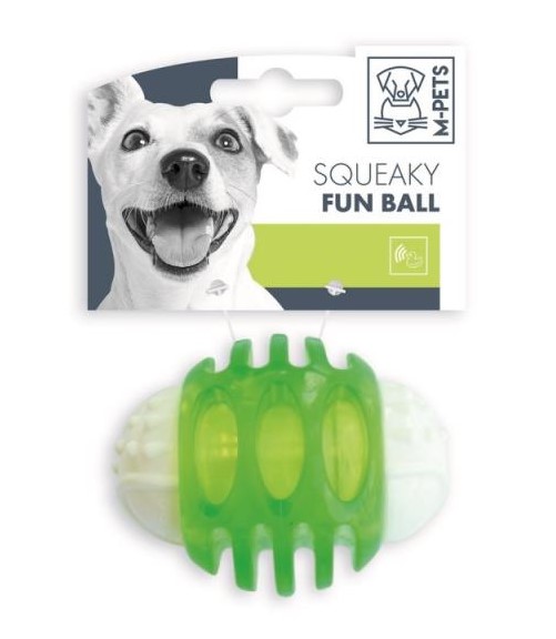 Игрушка для собак SQUEAKY мяч-пищалка, диаметр 6,7 см, M-PETS