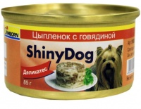 "GIMBORN SHINY DOG" консервы д/собак цыпленок с говядиной 85 г 510262