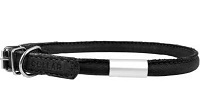 Ошейник "Collar Soft" круглый с адресником 13 мм*53-61см черный 23181