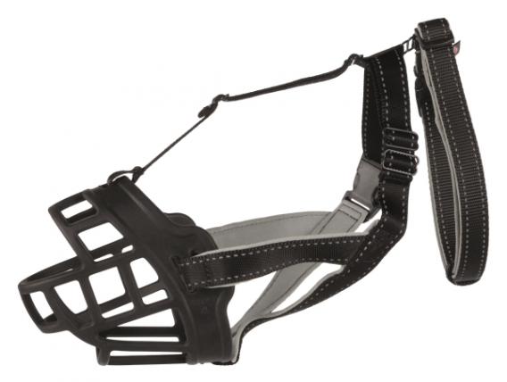 Намордник Muzzle Flex, силикон, XL, черный Trixie 17616
