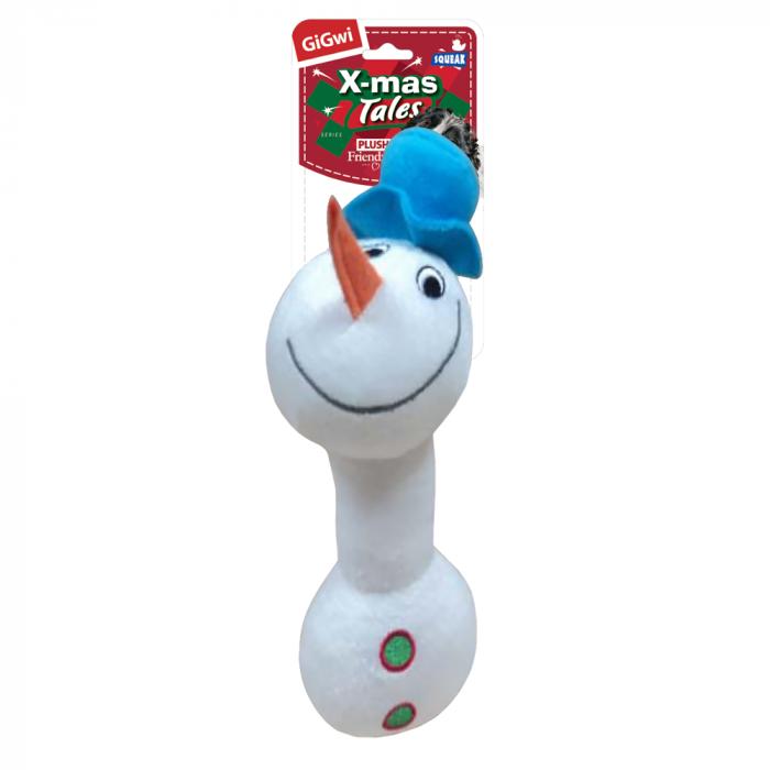 Игрушка "Снеговик" с пищалкой 75472 GiGwi