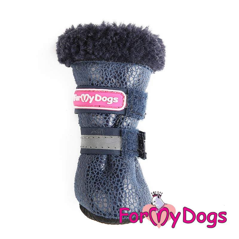 FOR MY DOG Сапоги зимние т.синие ц/кр (1) FMD680-2021