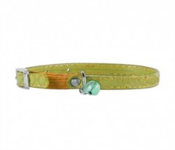 Ошейник Collar Glamour с резинкой для котят зеленый 9 мм*17-20 см 32755