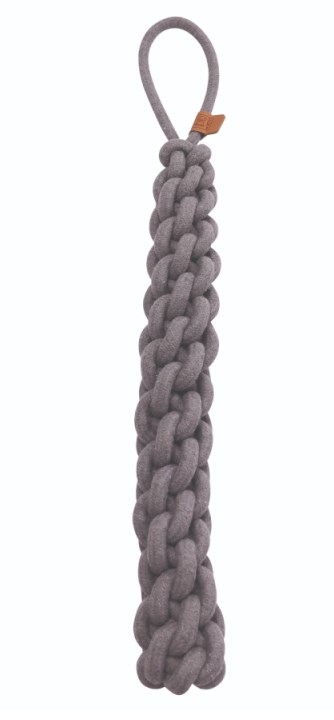 Игрушка для собак COTO перетяжка серая 67 см (хлопок) Mpets 10669413