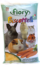 FIORY бисквиты для грызунов Biscottelli c морковью 35 г 02025