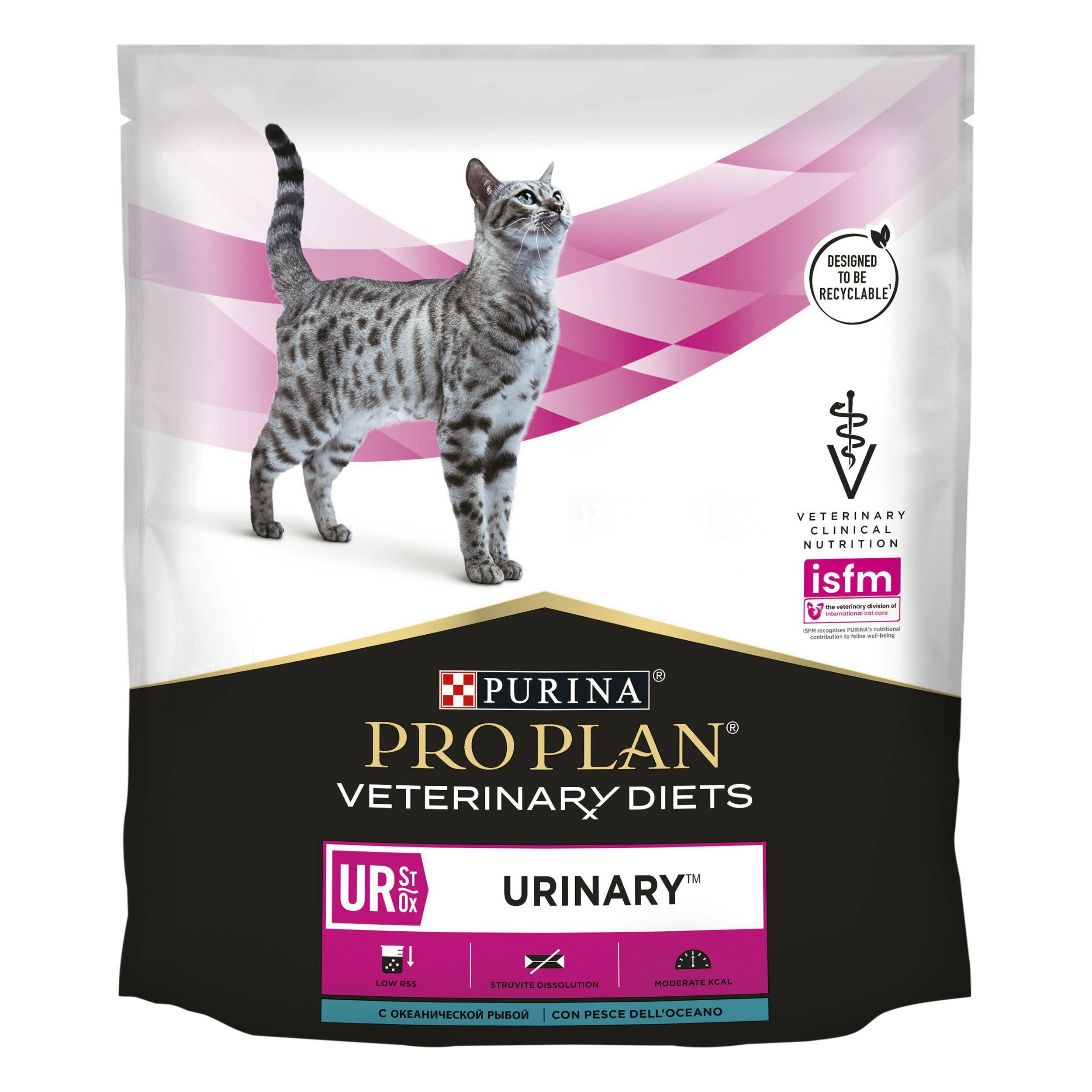 Purina Vet diets Cat URINARY сухой корм для кошек при мочекам. заболеваниях океа.рыба 350г 12484253