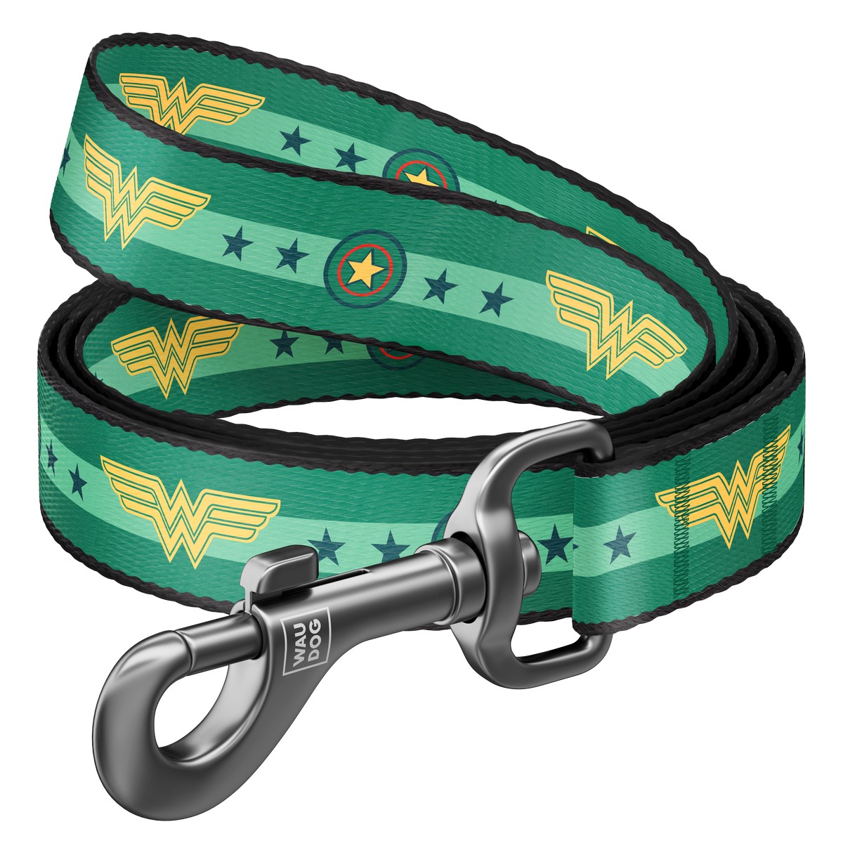 Поводок WAUDOG Nylon "Чудо-женщина 2", Ш 20 мм, Дл 122 см 0120-2016