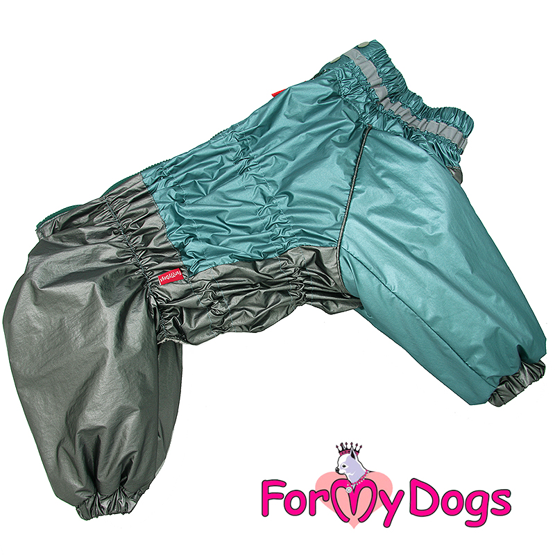 FOR MY DOG Комбинезон зеленый графит металлик д/мальчиков  (А1) FW941/2-2020 М