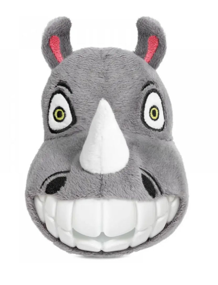 Игрушка для собак мягкая "Зубастый носорог" 14 см Triol