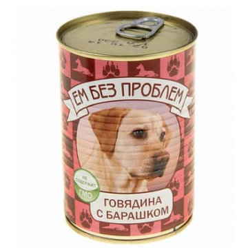 Ем без проблем д/собак ж/б Говядина с барашком 20*410 г